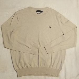 🆕️ Beige Polo Ralph Lauren Crewneck Sweater